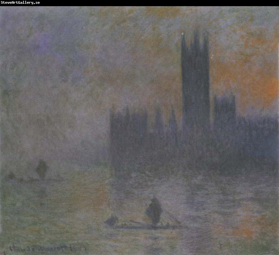 Claude Monet Houses of Parliament,Fog Effect